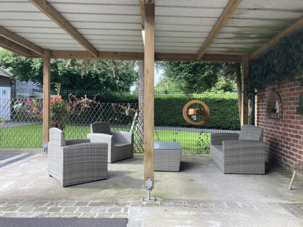 photo salon de jardin